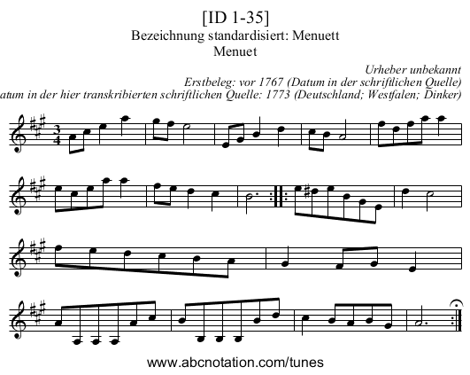 [ID 1-35] - staff notation