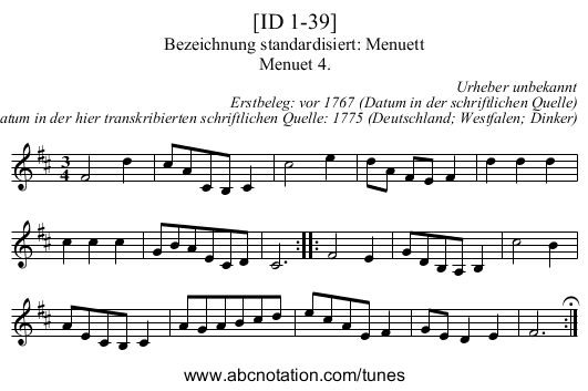 [ID 1-39] - staff notation