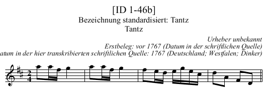 [ID 1-46b] - staff notation