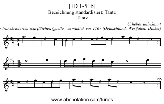 [ID 1-51b] - staff notation