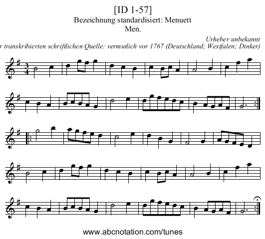 [ID 1-57] - staff notation