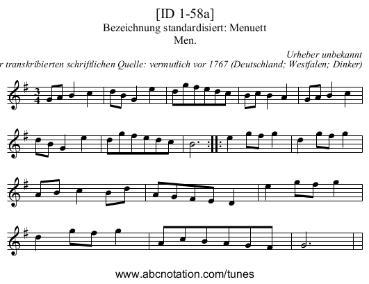 [ID 1-58a] - staff notation