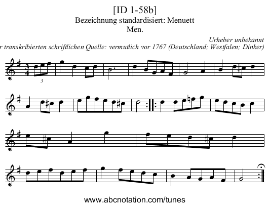 [ID 1-58b] - staff notation