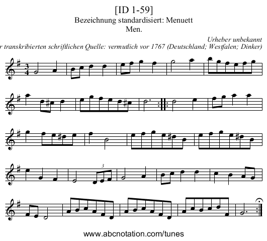 [ID 1-59] - staff notation