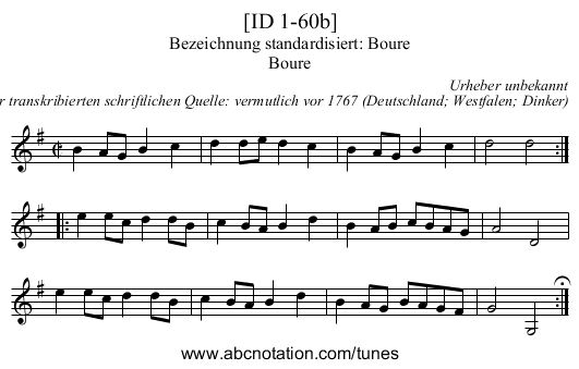 [ID 1-60b] - staff notation