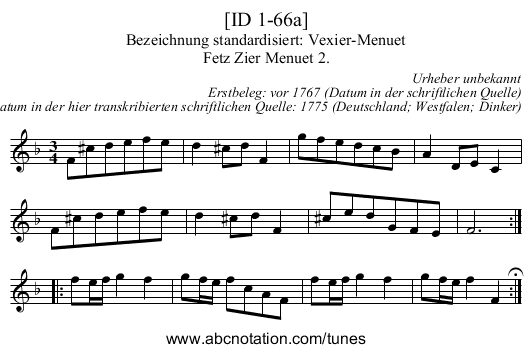 [ID 1-66a] - staff notation