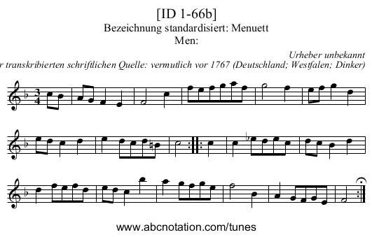 [ID 1-66b] - staff notation