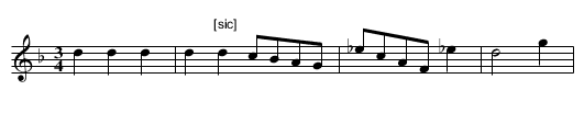 [ID 1-6] - staff notation