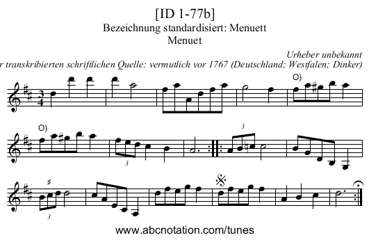 [ID 1-77b] - staff notation