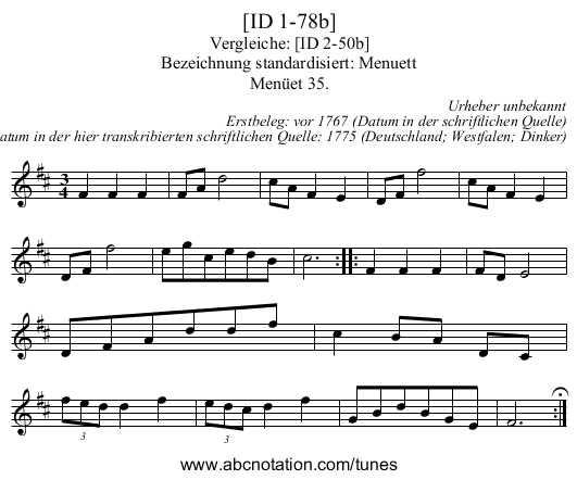 [ID 1-78b] - staff notation