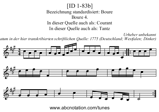 [ID 1-83b] - staff notation