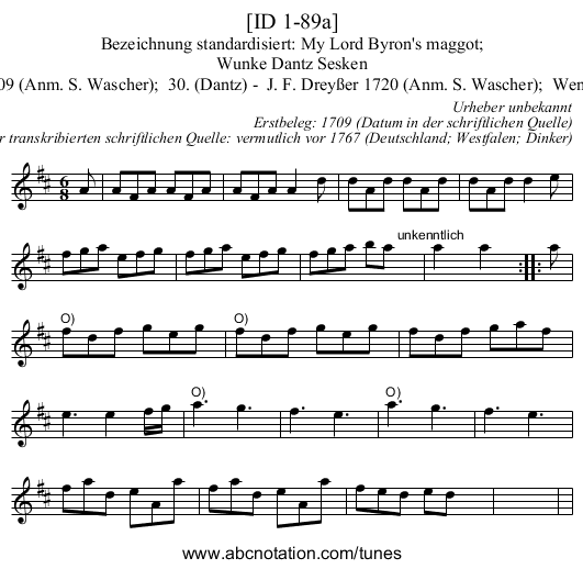 [ID 1-89a] - staff notation