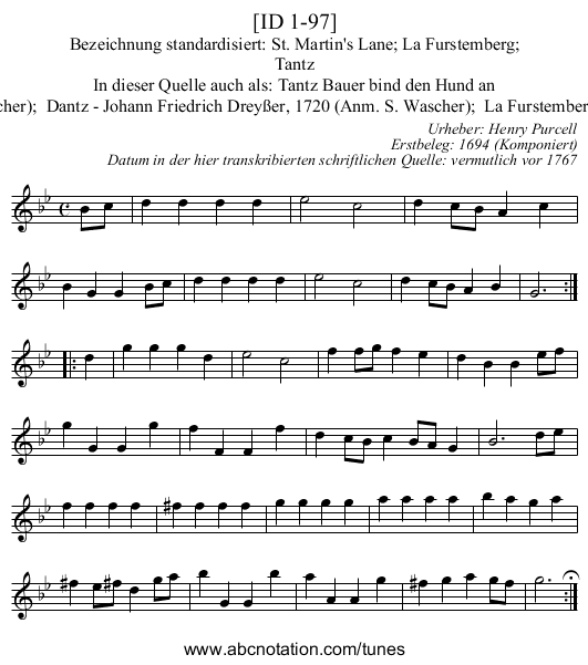 [ID 1-97] - staff notation