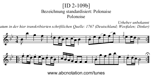 [ID 2-109b] - staff notation