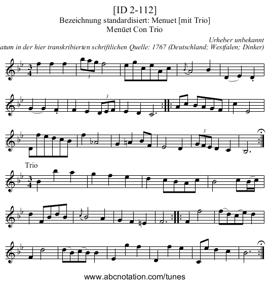 [ID 2-112] - staff notation