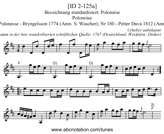 [ID 2-125a] - staff notation