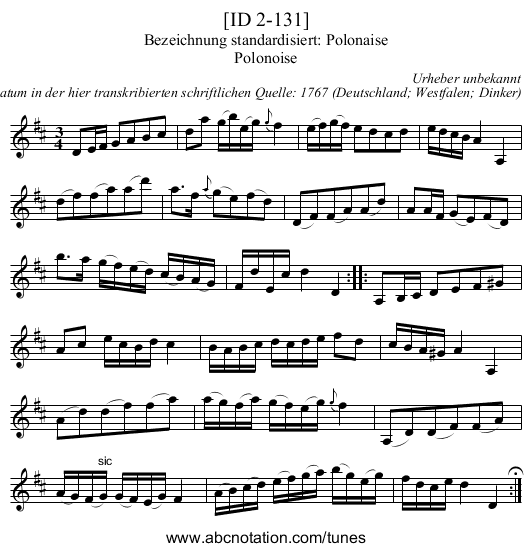 [ID 2-131] - staff notation