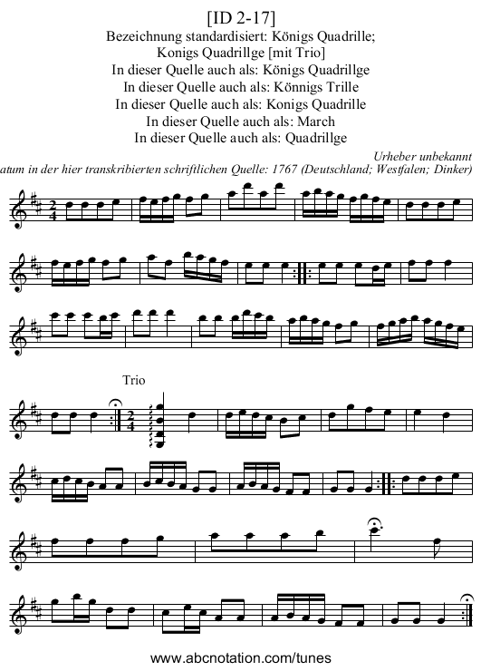 [ID 2-17] - staff notation