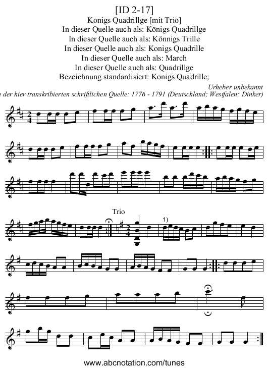 [ID 2-17] - staff notation