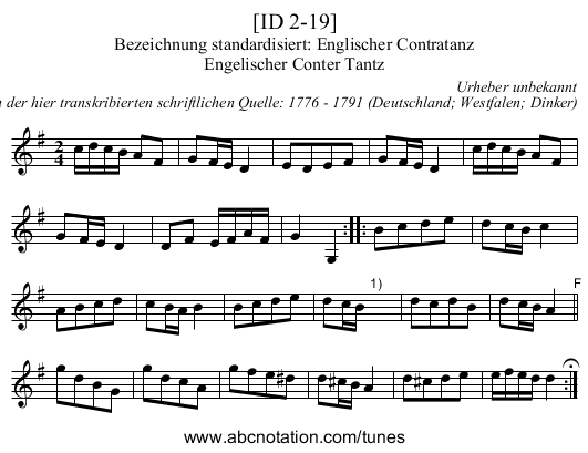 [ID 2-19] - staff notation