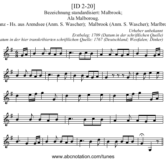 [ID 2-20] - staff notation
