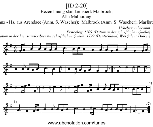 [ID 2-20] - staff notation