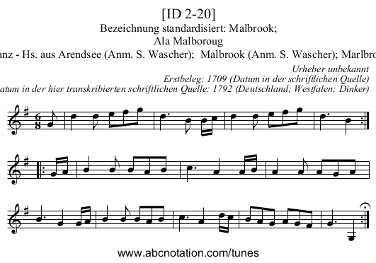 [ID 2-20] - staff notation