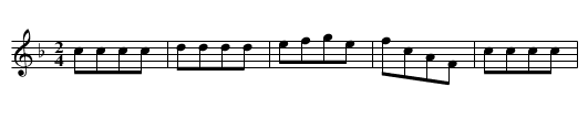 [ID 2-23b] - staff notation