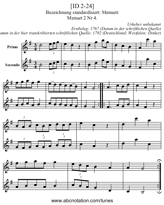 [ID 2-24] - staff notation