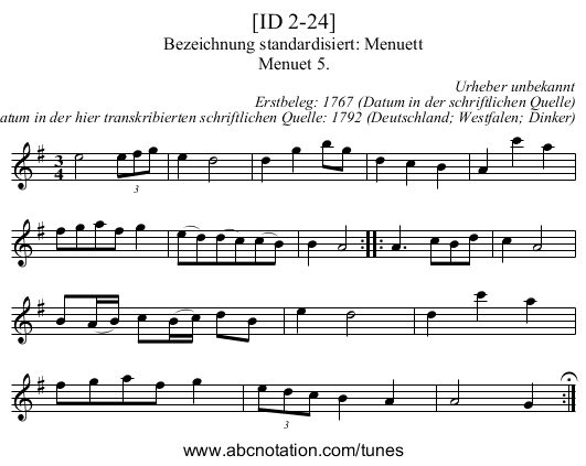 [ID 2-24] - staff notation