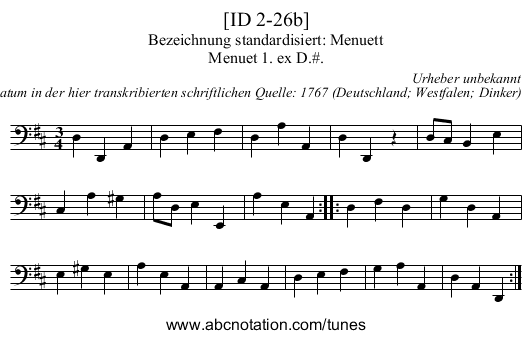 [ID 2-26b] - staff notation