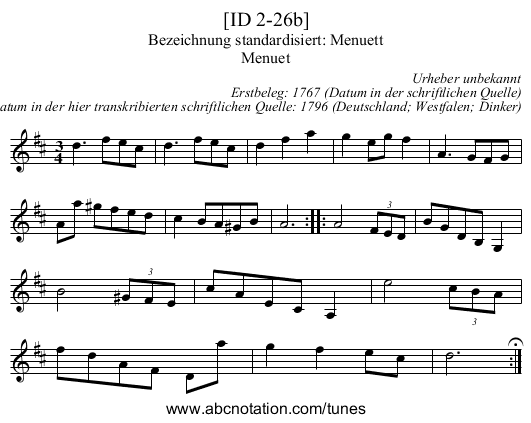 [ID 2-26b] - staff notation