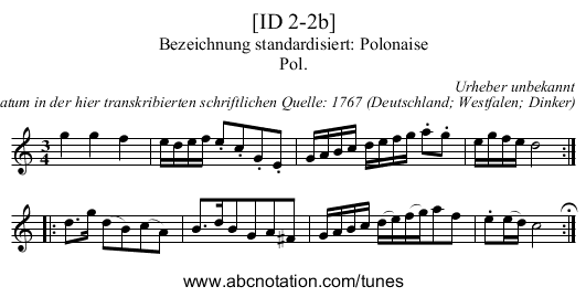 [ID 2-2b] - staff notation