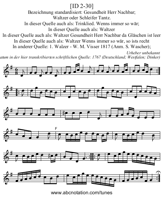 [ID 2-30] - staff notation