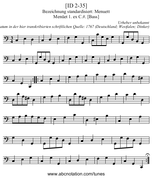 [ID 2-35] - staff notation
