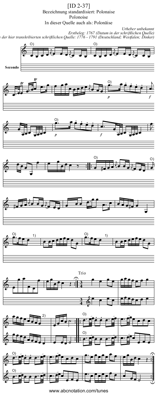 [ID 2-37] - staff notation