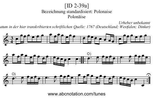 [ID 2-39a] - staff notation