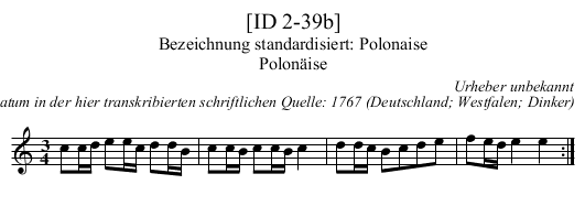 [ID 2-39b] - staff notation