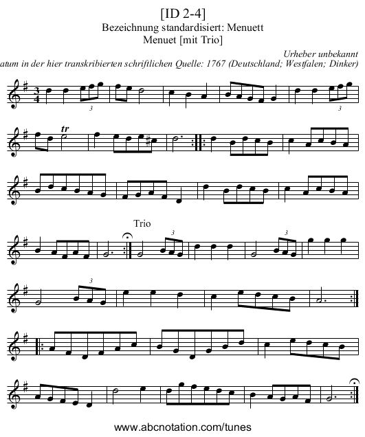 [ID 2-4] - staff notation