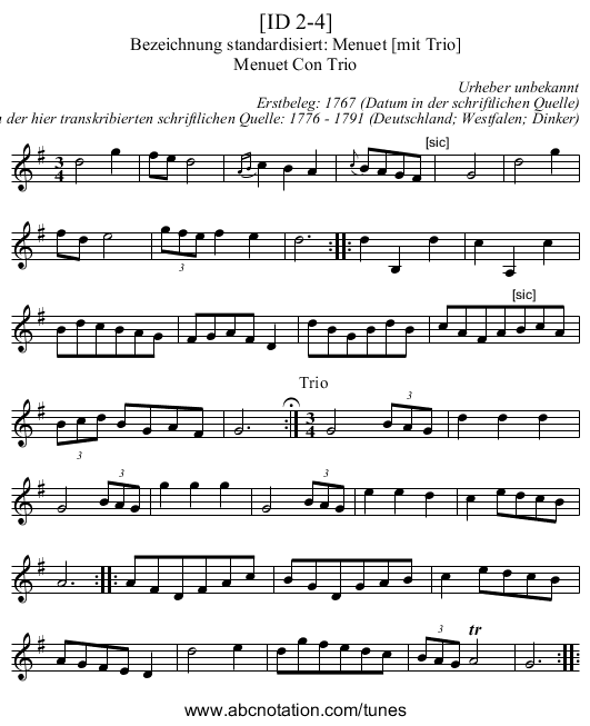 [ID 2-4] - staff notation