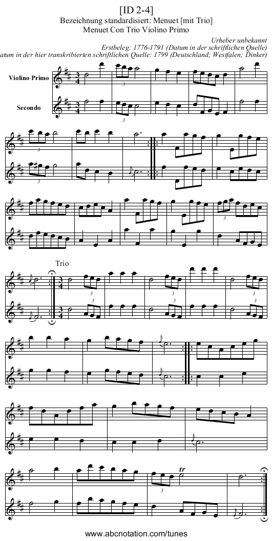 [ID 2-4] - staff notation