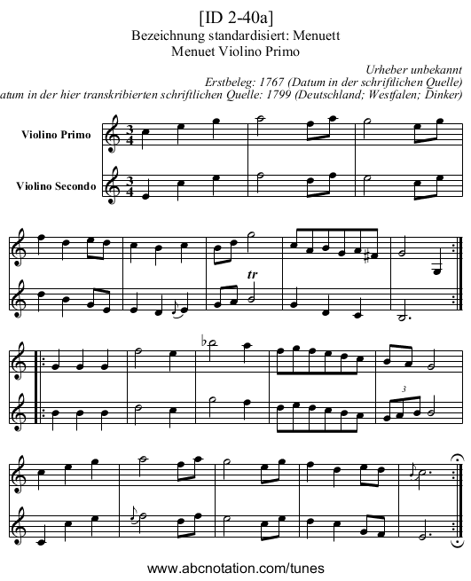[ID 2-40a] - staff notation