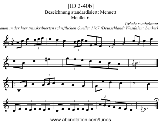[ID 2-40b] - staff notation