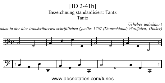 [ID 2-41b] - staff notation