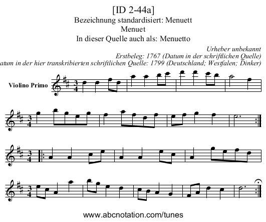 [ID 2-44a] - staff notation