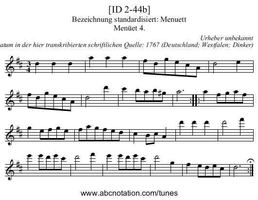 [ID 2-44b] - staff notation