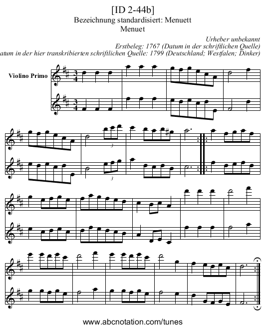 [ID 2-44b] - staff notation