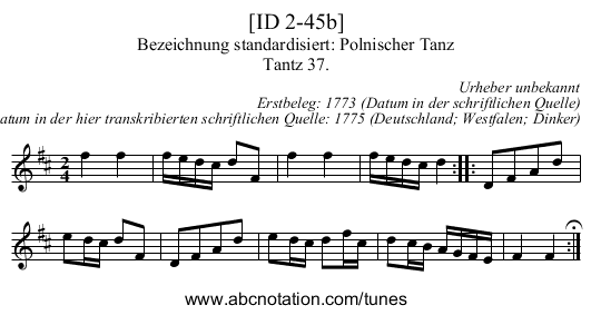 [ID 2-45b] - staff notation