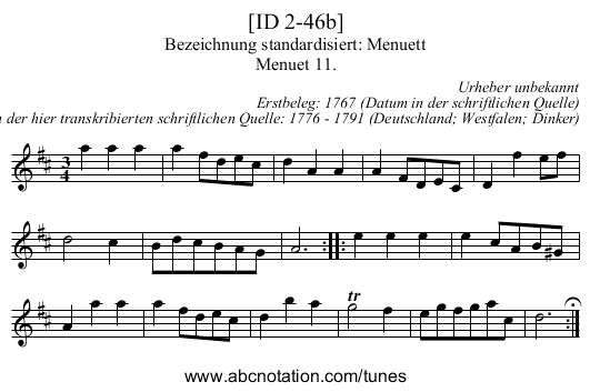 [ID 2-46b] - staff notation