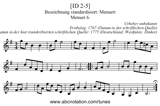 [ID 2-5] - staff notation
